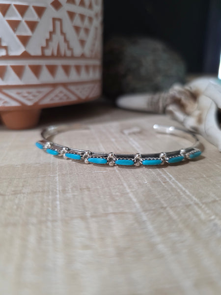 MURRY HANNAWEEKA ZUNI TURQUOISE BRACELET