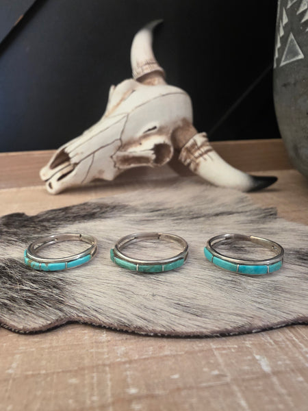 JAMIE JOHNSON THIN TURQUOISE BAND
