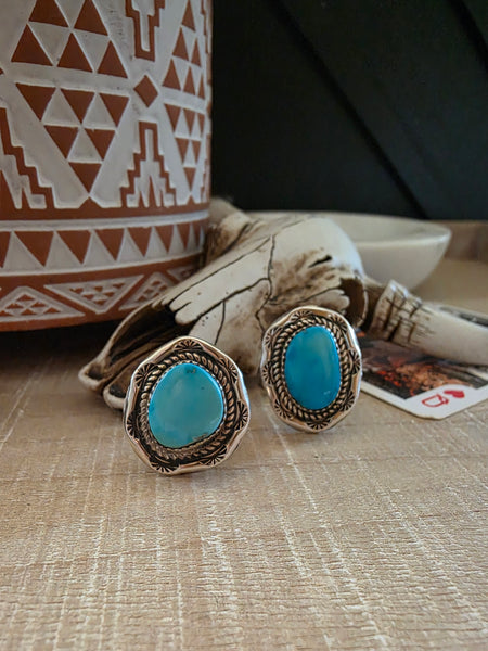 RENELL PERRY CHACO TURQUOISE RING