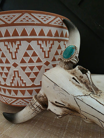 BYRON BEGAY KINGMAN TURQUOISE RING