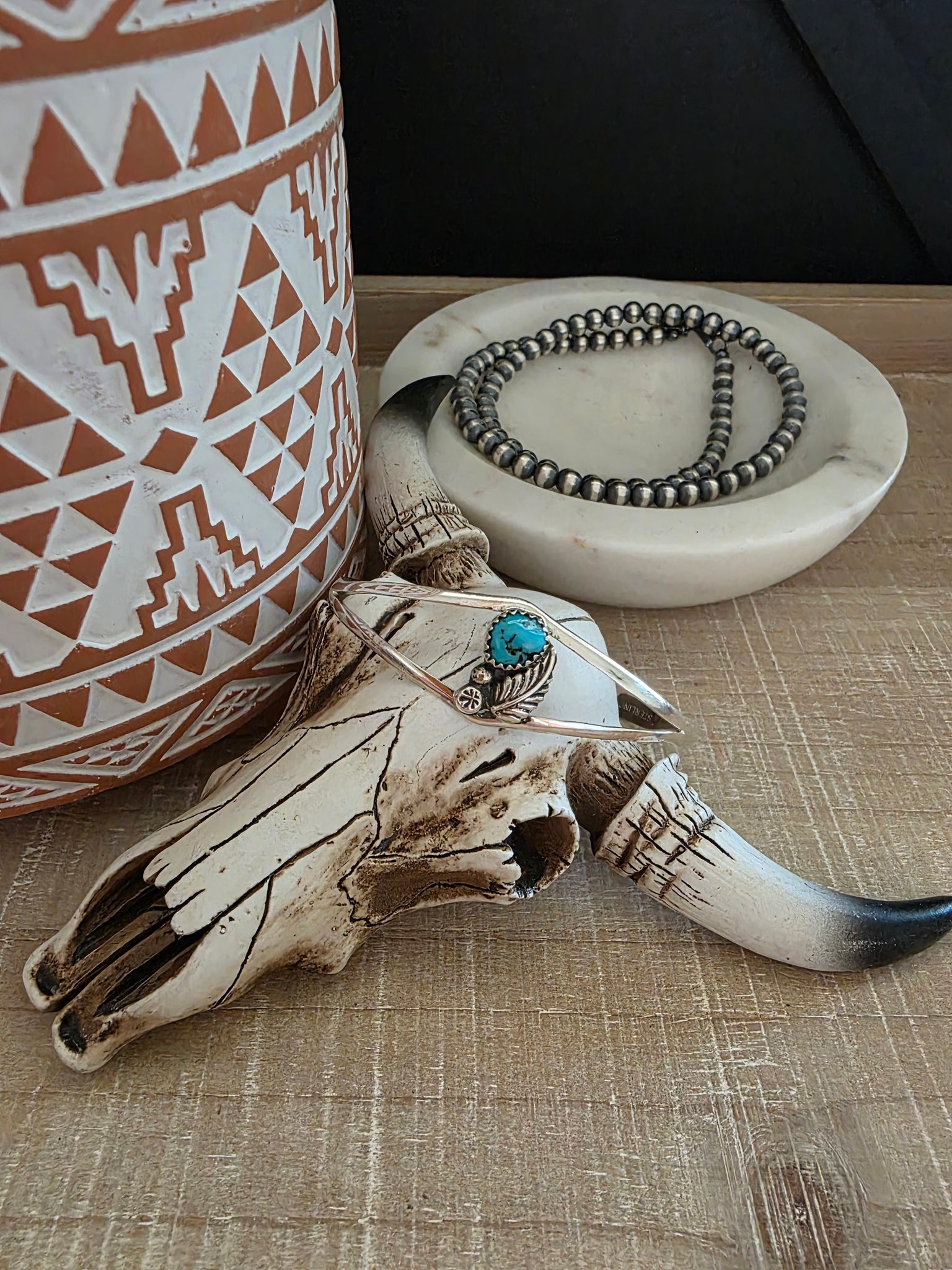 DAVID MORRIS KINGMAN TURQUOISE CUFF