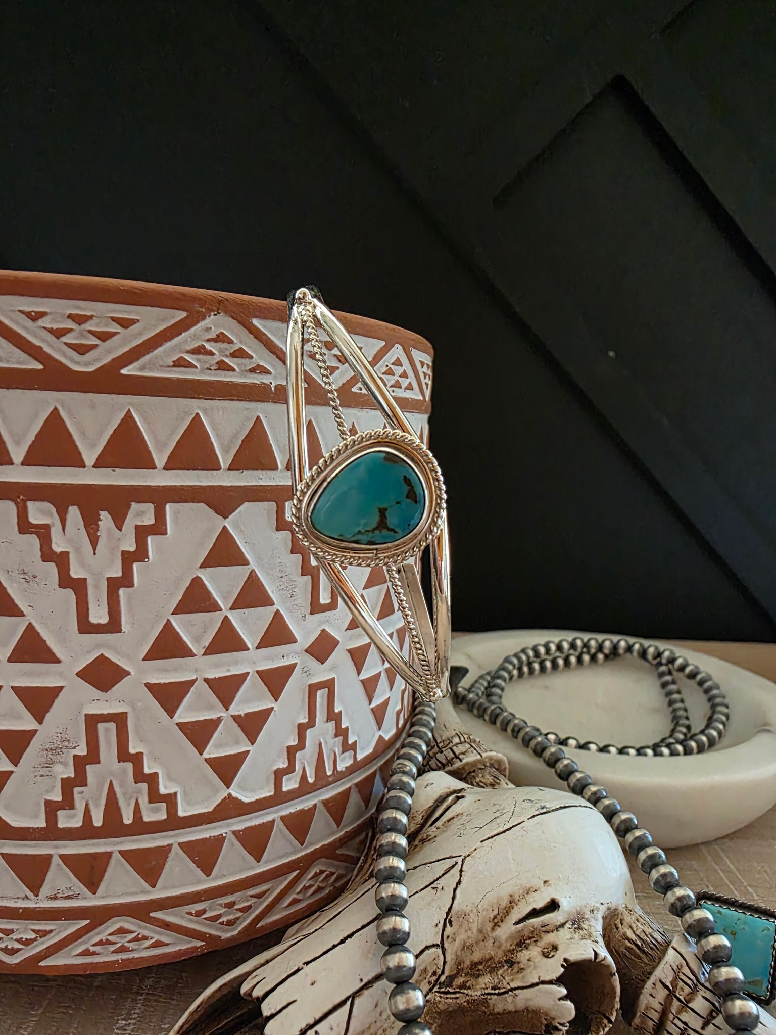 PEGGY SKEETS TURQUOISE CUFF