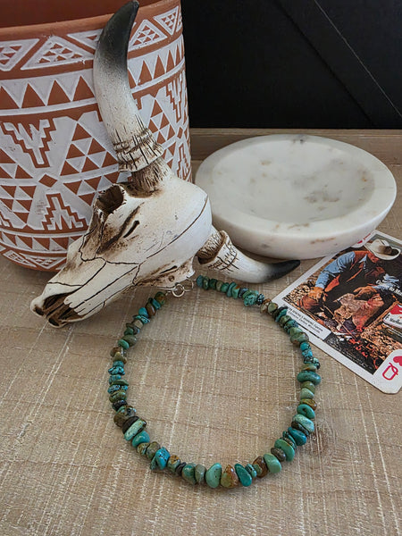 VALARIE JOHNSON TURQUOISE ANKLET LARGE BRACELET