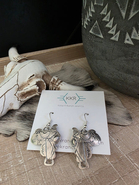 THE TIM YAZZIE SADDLE EARRINGS