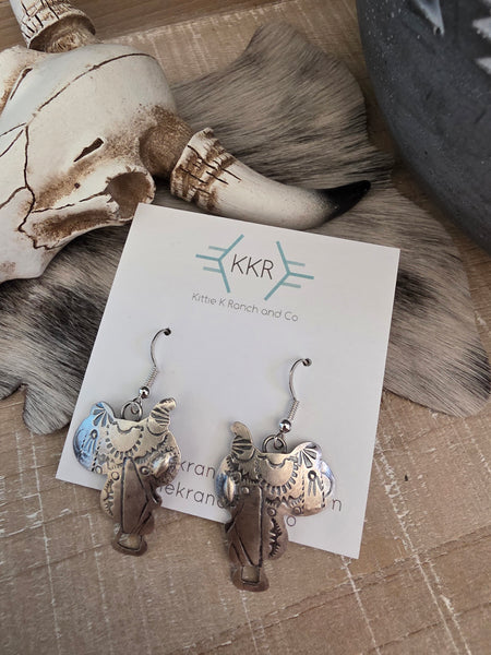 THE TIM YAZZIE SADDLE EARRINGS