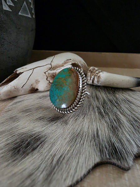 CALVIN JAMES TURQUOISE STONE RING