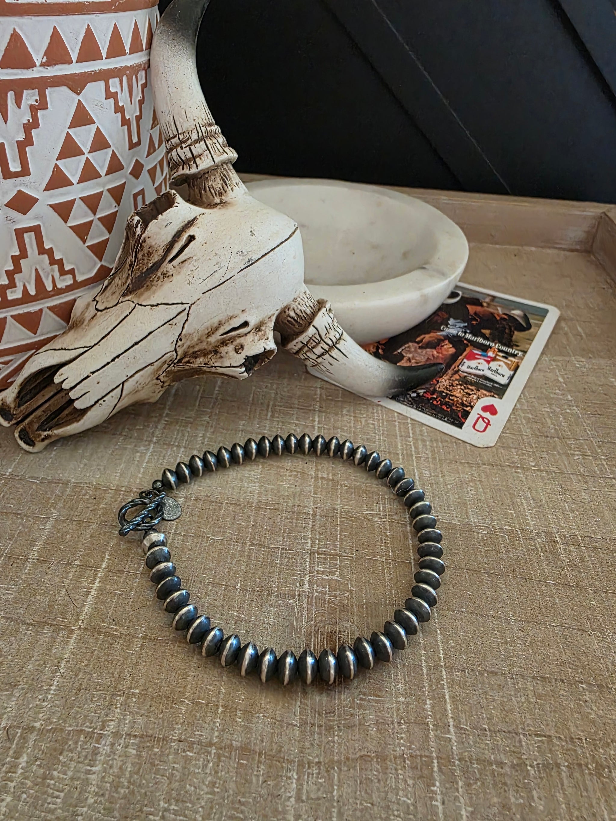 STERLING SILVER SAUCER NAVAJO PEARL BRACELET – Kittie K Ranch and Co