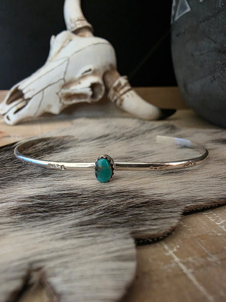 KREE BLANCHARD TURQUOISE NUGGET CUFF