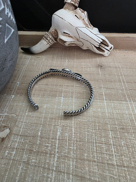 JUNIOR BEGAY TURQUOISE STONE CUFF