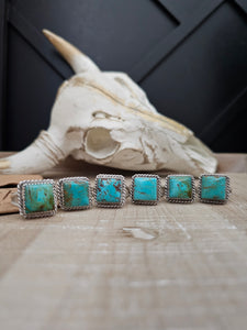 TURQUOISE SQUARE CUT RING