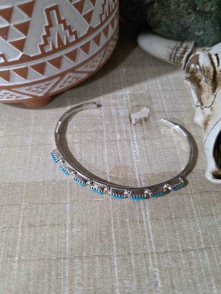 MURRY HANNAWEEKA ZUNI TURQUOISE BRACELET