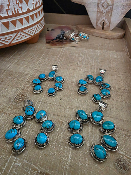 RITA DAWES TURQUOISE NAJA PENDANT