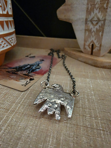 JUDE CANDELARIA LITTLE TURQUOISE THUNDERBIRD NECKLACE