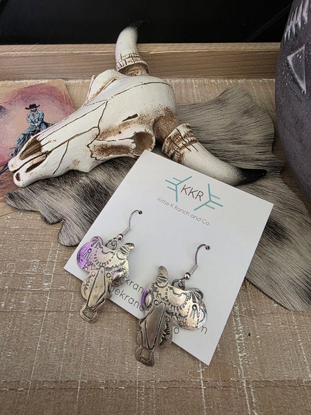 THE TIM YAZZIE SADDLE EARRINGS