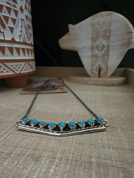 FAIRREN BEGAY KINGMAN PENDANT NECKLACE