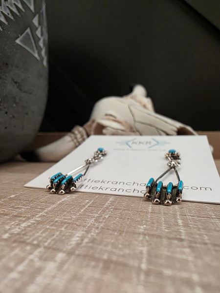 ALBERT REYA TEARDROP DANGLE EARRINGS