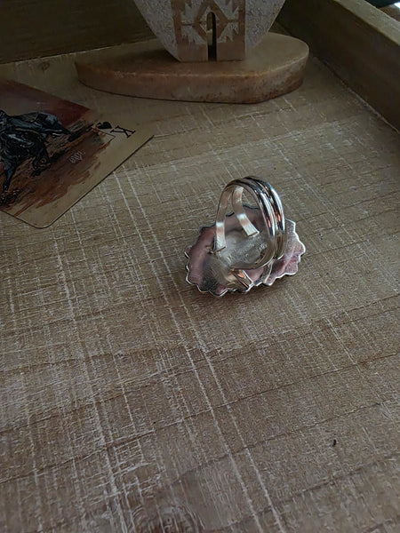 DAVID MORRIS BEAD BORDER TURQUOISE RING