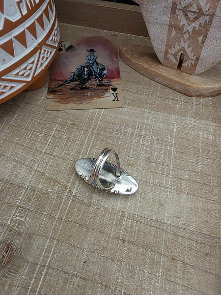 STEVE FRANCISCO OVAL TURQUOISE RING