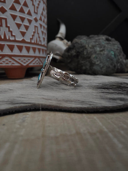 JANICE EDAAKIE ZUNI TURQUOISE RING