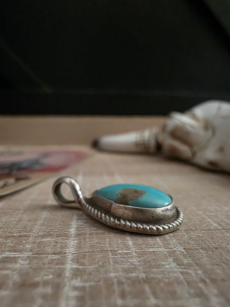 MARCELLA JAMES TURQUOISE PENDANT