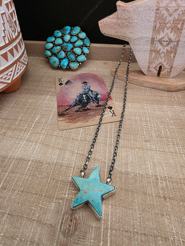 DIXON KINGMAN TURQUOISE STAR NECKLACE