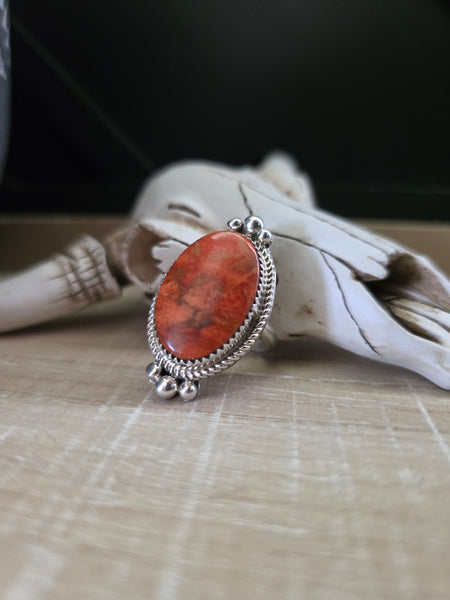VICTOR NEZ APPLE CORAL RING