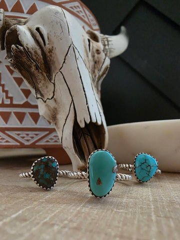 ELLA COWBOY TWISTED TURQUOISE RING