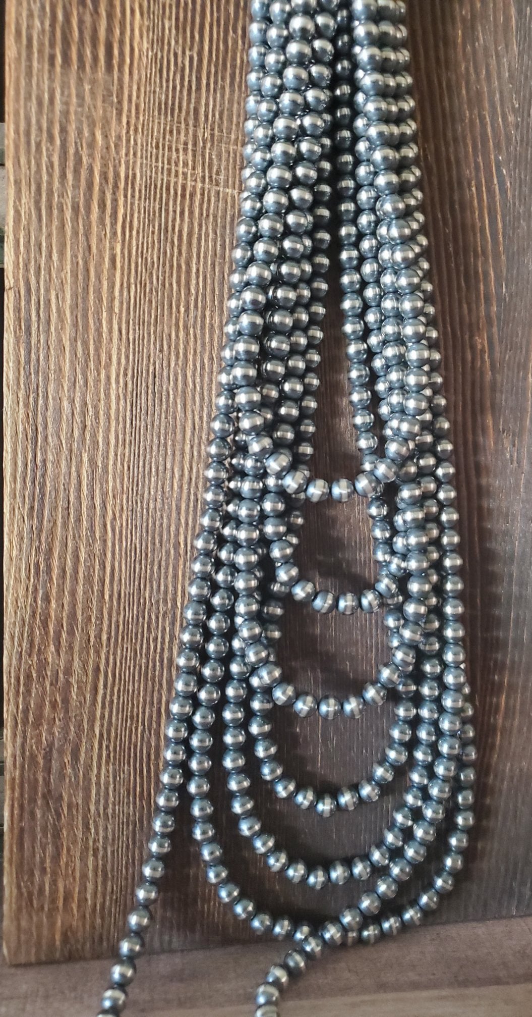 6㍉40㌢いぶし Navajo Pearl Necklace 20200414_152409_2048x.jpg?v=
