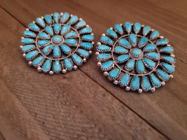 ALICIA WILSON TURQUOISE CLUSTER STUDS