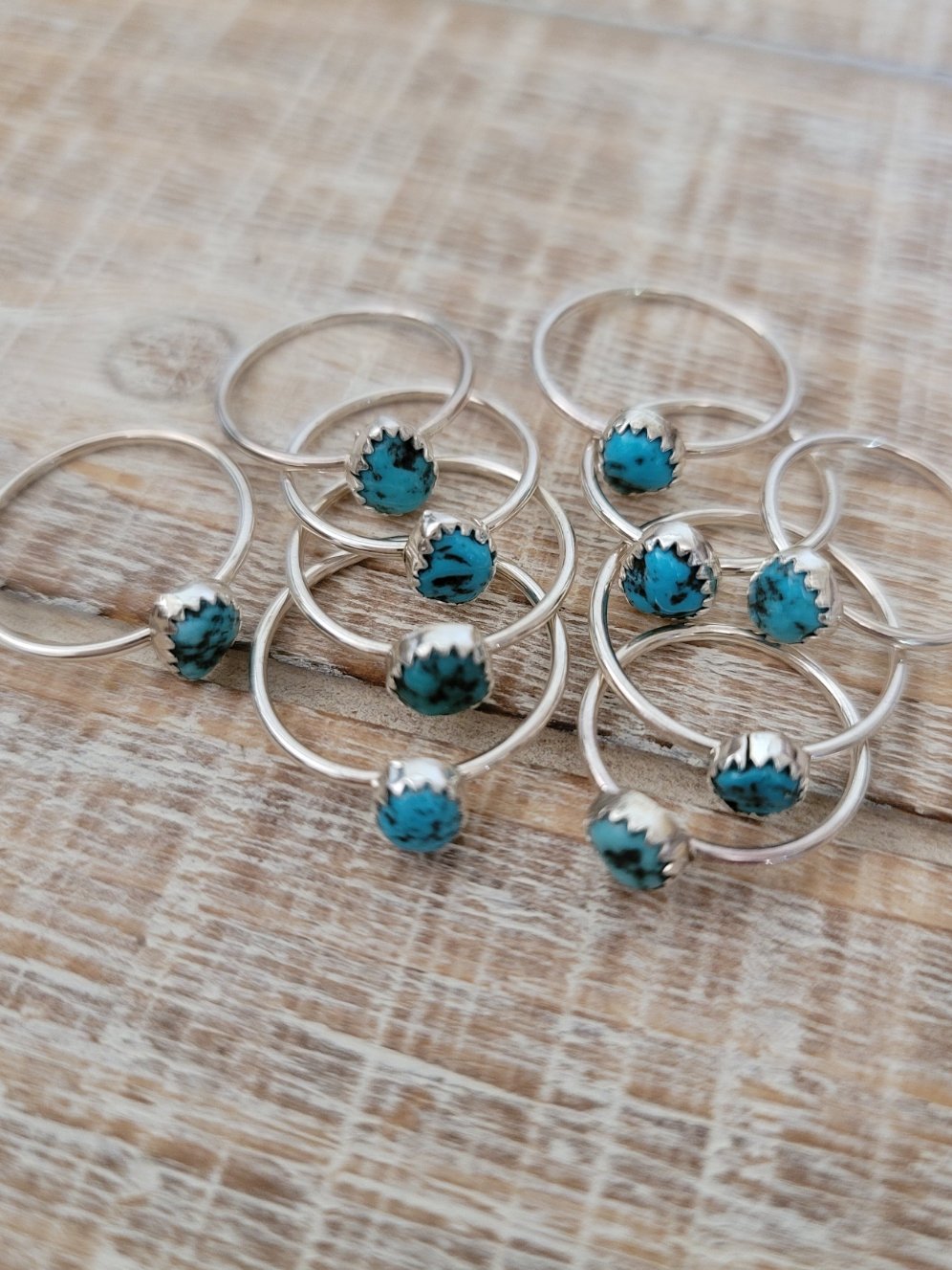 DOROTHY YAZZIE NUGGET TURQUOISE RING