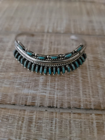 VERONICA YAWAKI ZUNI TURQUOISE CUFF