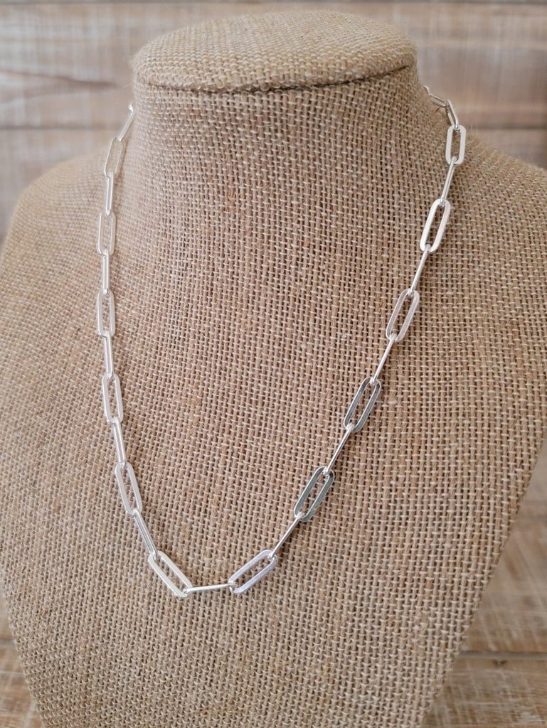 Paper Clip Chain Necklace – Kiera NY Jewelry