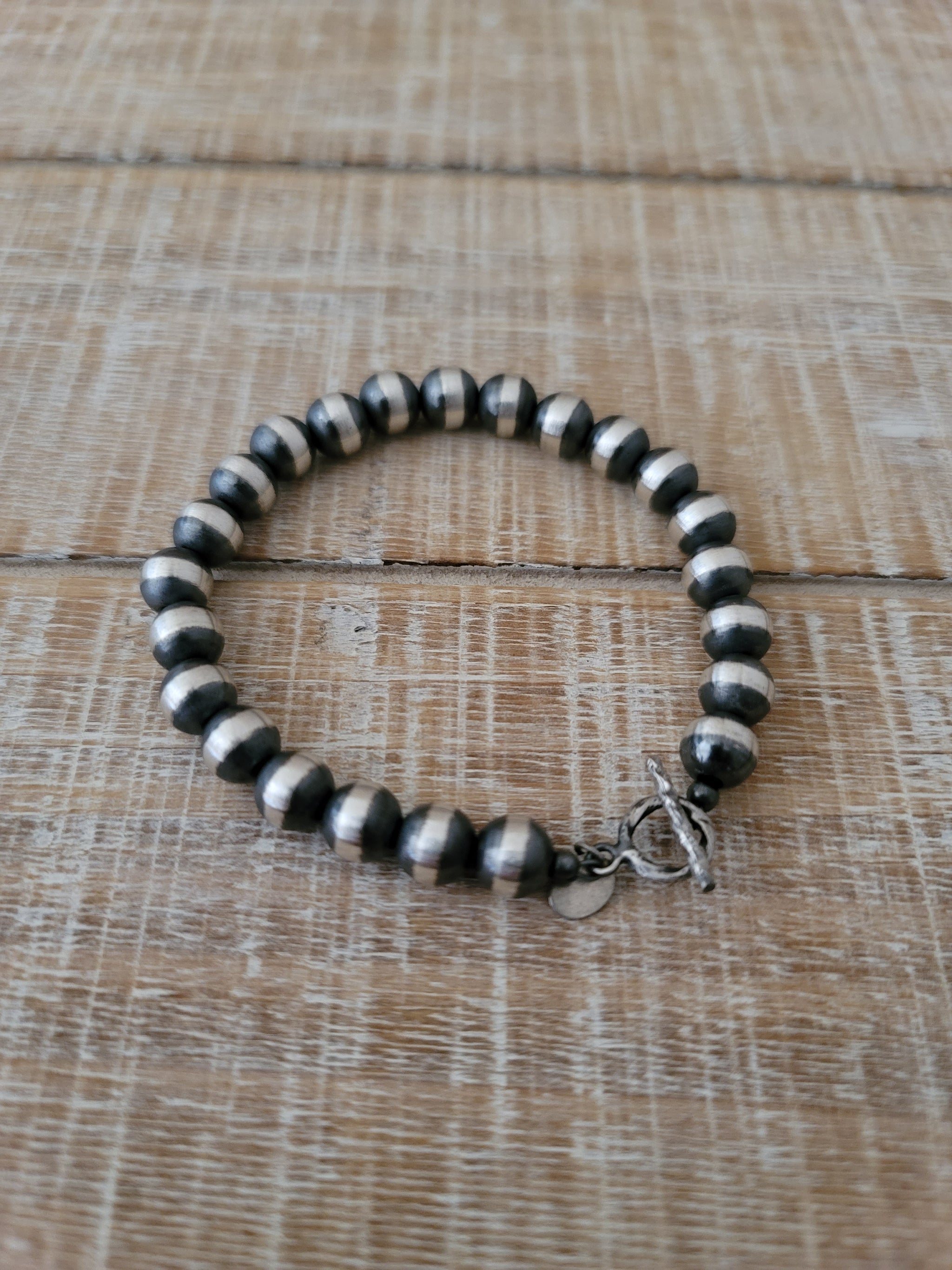 k*k様 SILVER925 NAVAJO BRACELET シルバーブレスレッ 8 MM NAVAJO PEARL BRACELET – Kittie K Ranch and Co