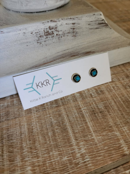 ZUNI TURQUOISE STUDS