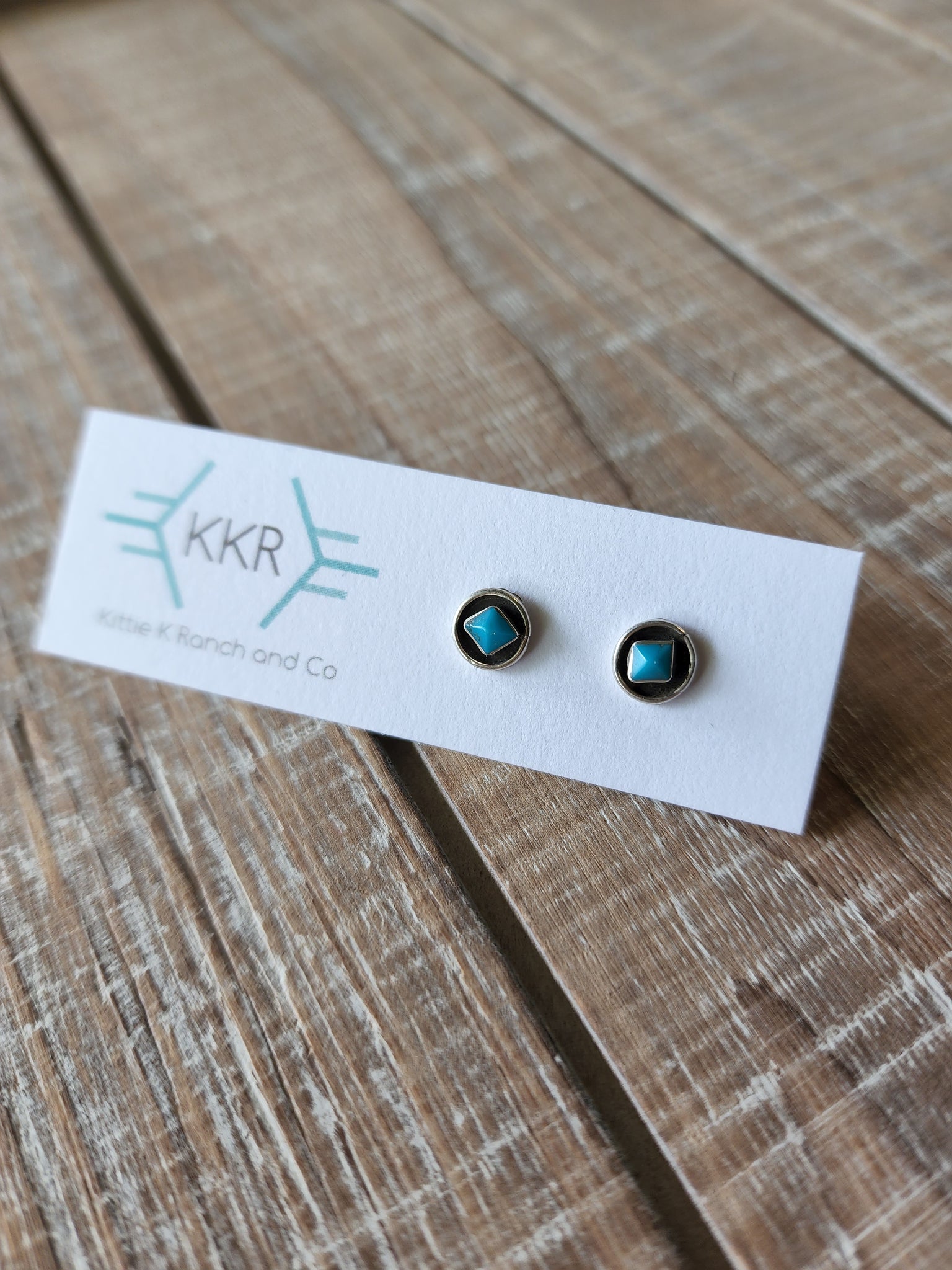 ZUNI TURQUOISE STUDS