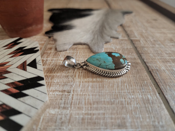 ELOUISE KEE KINGMAN TURQUOISE PENDANT