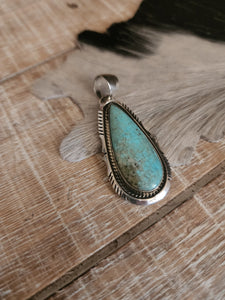ELOUISE KEE KINGMAN TURQUOISE PENDANT
