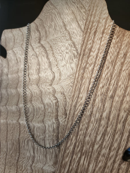 STERLING SILVER LINK CHAIN