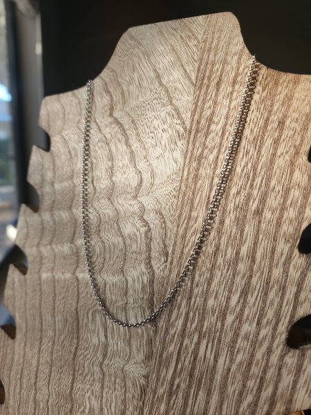 STERLING SILVER LINK CHAIN