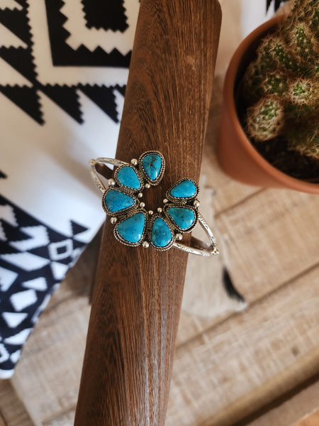 RITA DAWES TURQUOISE NAJA CUFF