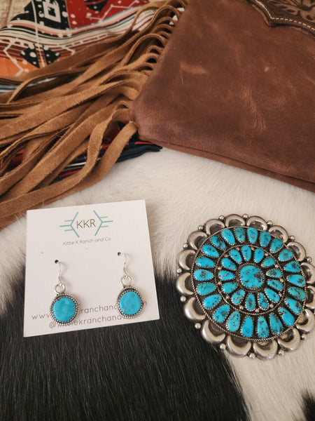 THE RITA DAWES TURQUOISE DANGLE