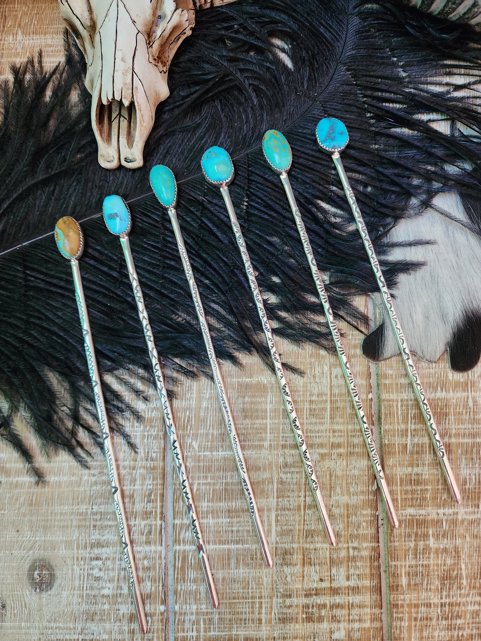 TURQUOISE HAT PINS
