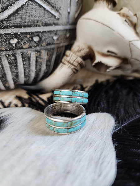 DEBBIE LIVINGSTON DOUBLE TURQUOISE BAND