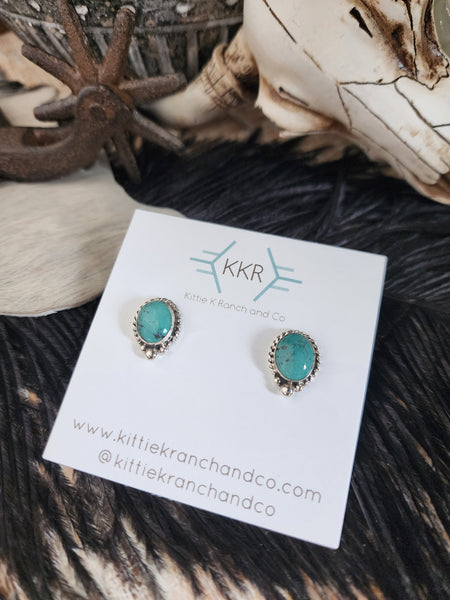 JAMESON KEE TURQUOISE STUD EARRINGS
