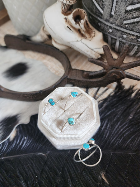 DOROTHY YAZZIE TWISTED NUGGET TURQUOISE RING