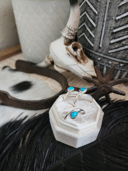 DOROTHY YAZZIE TURQUOISE SHOOTING STAR RING