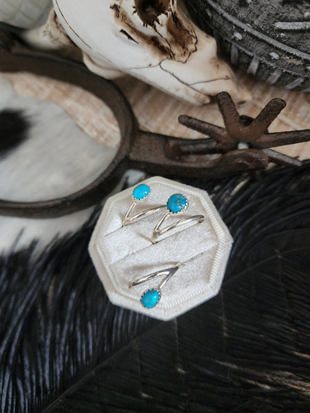 DOROTHY YAZZIE TURQUOISE SHOOTING STAR RING