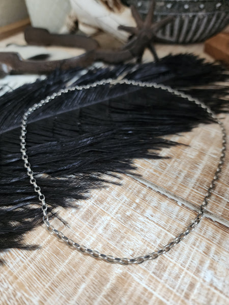 STERLING SILVER LINK CHAIN
