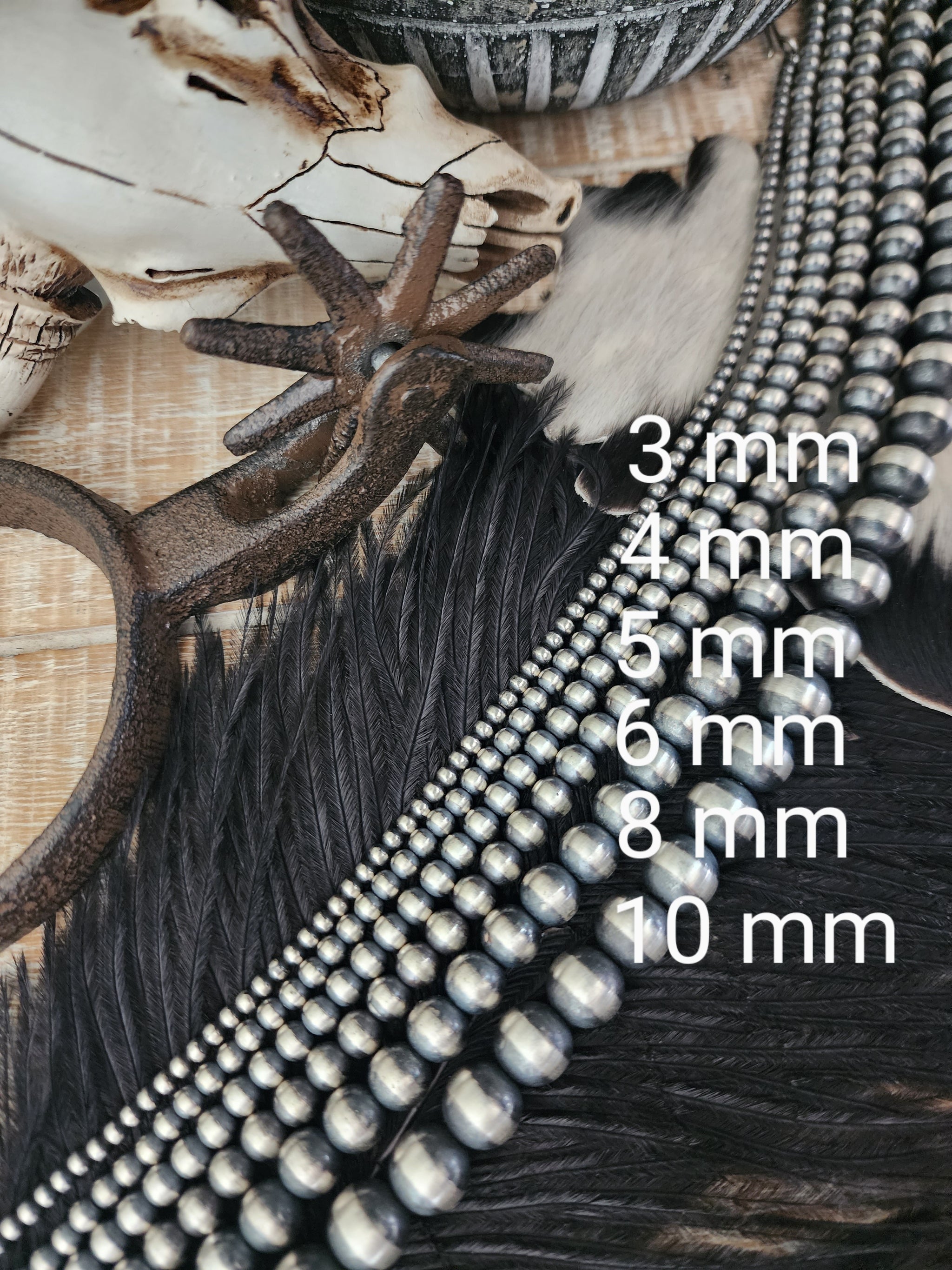 6㍉40㌢いぶし Navajo Pearl Necklace 20230321_135532_2_bab783bb-