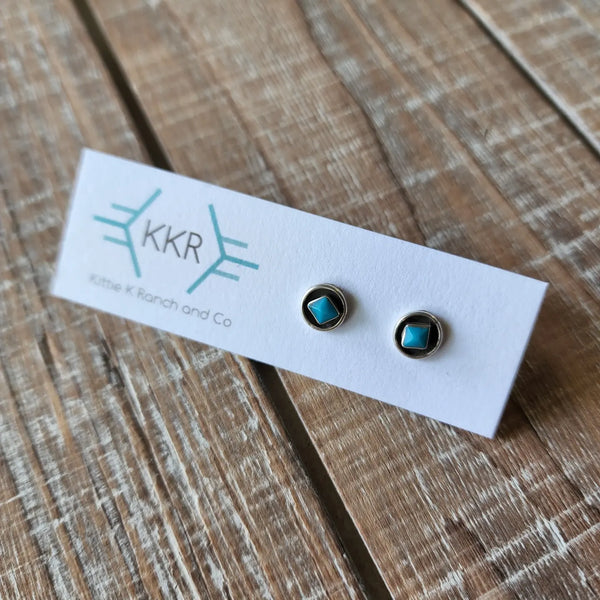ZUNI TURQUOISE STUDS